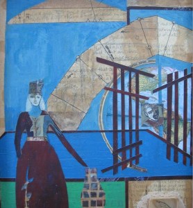 Meridian Fable, mixed media